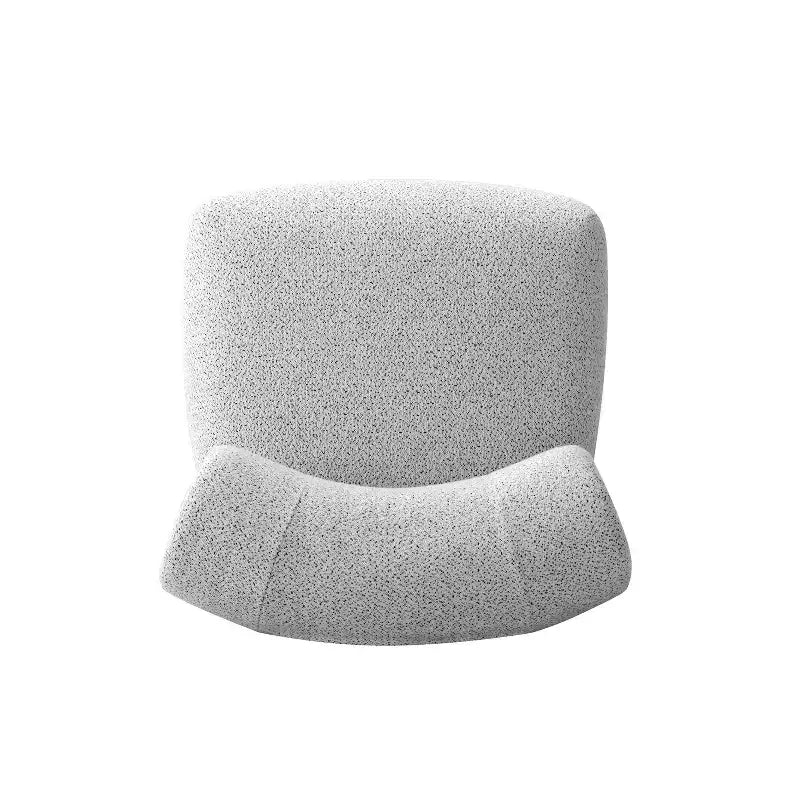 Manhattan Comfort Set di 2 Sedie Moderne Imbottite in Tessuto Bartow Avorio/Nero