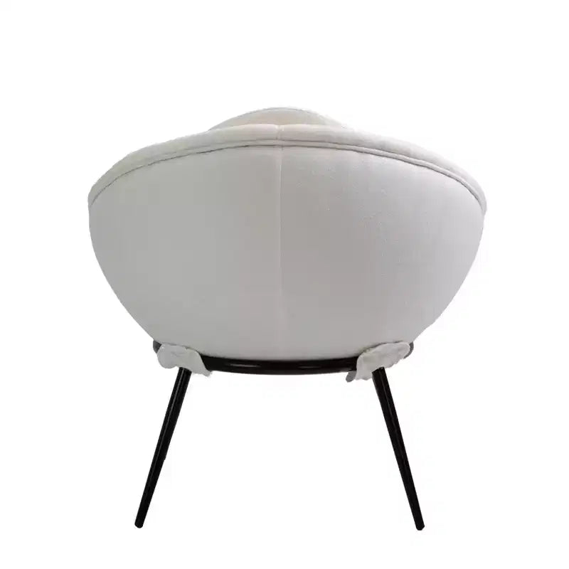 Storied Home Tavolino con Base a Cavalletto in Legno e Marmo Bianco/Noce: Ispirazione Artistica Moderna, Design Minimalista, Facile Montaggio Senza Attrezzi