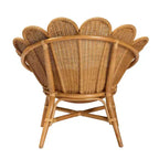 Sedia floreale Bali & Pari Blossom Rattan Accent Miele