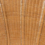 Sedia floreale Bali & Pari Blossom Rattan Accent Miele