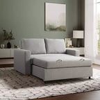 Serta Aurora Divano Letto Grigio ChiaroTessuto
