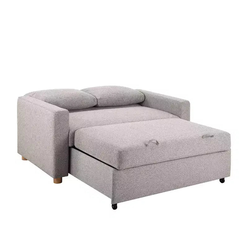 Serta Aurora Divano Letto Grigio ChiaroTessuto