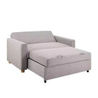 Serta Aurora Divano Letto Grigio ChiaroTessuto