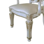 Poltrona d'accento Vendome da 24" in similpelle/finitura perla anticata - Acme Furniture