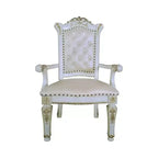 Poltrona d'accento Vendome da 24" in similpelle/finitura perla anticata - Acme Furniture