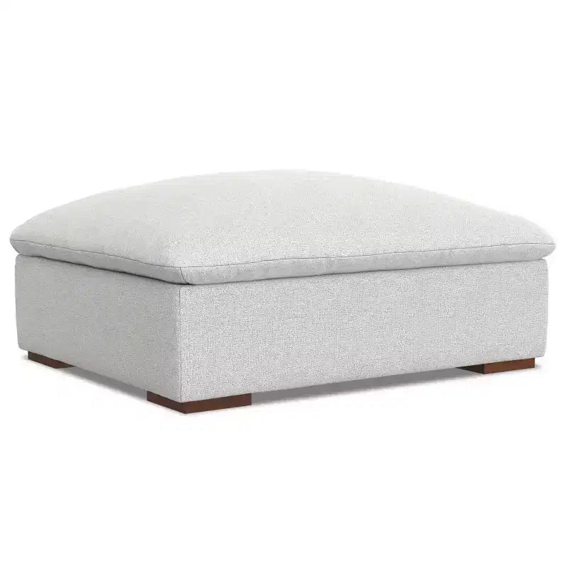 Divano a 2 posti WyndenHall Marlee e pouf, grigio nuvola