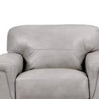 Poltrona accent Cornelia da 43" in pelle beige - Acme Furniture: Metà secolo, trapuntata, composito di legno