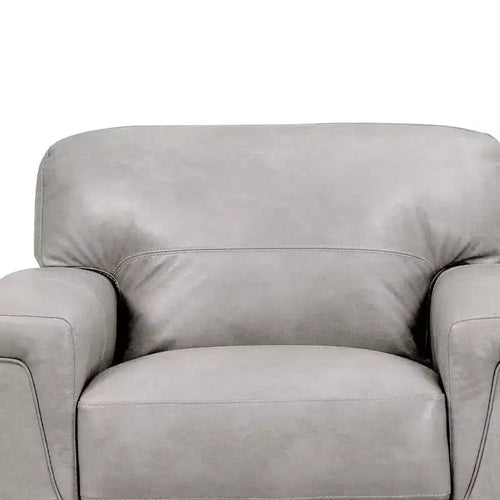 Poltrona accent Cornelia da 43" in pelle beige - Acme Furniture: Metà secolo, trapuntata, composito di legno