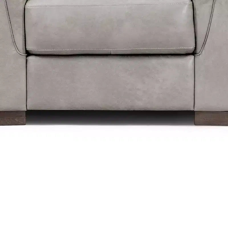 Poltrona accent Cornelia da 43" in pelle beige - Acme Furniture: Metà secolo, trapuntata, composito di legno