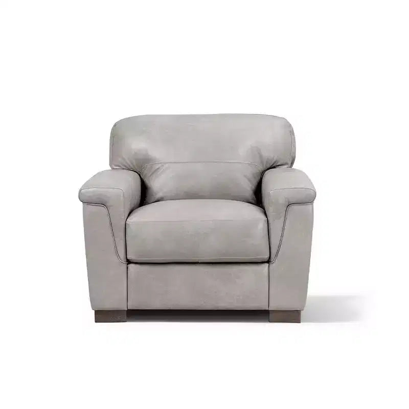 Poltrona accent Cornelia da 43" in pelle beige - Acme Furniture: Metà secolo, trapuntata, composito di legno