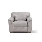 Poltrona accent Cornelia da 43" in pelle beige - Acme Furniture: Metà secolo, trapuntata, composito di legno