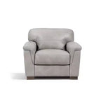 Poltrona accent Cornelia da 43" in pelle beige - Acme Furniture: Metà secolo, trapuntata, composito di legno