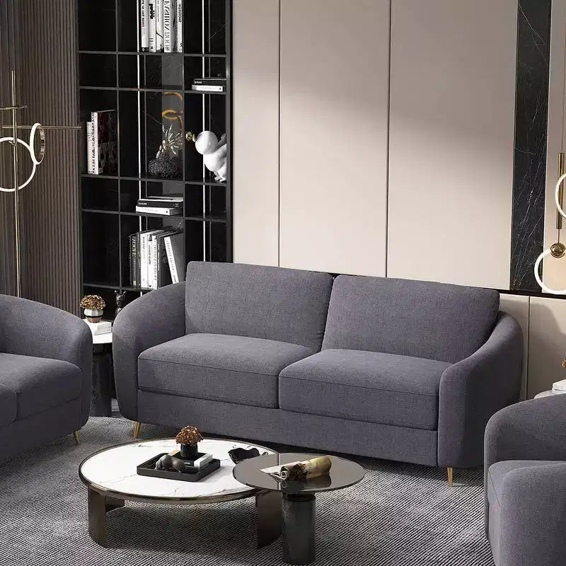 Divano Yuina in lino grigio da 60" - Acme Furniture