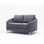 Divano Yuina in lino grigio da 60" - Acme Furniture