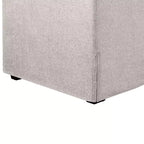 Divano letto estraibile Serta Hans in lino: queen size, divano convertibile con materasso a molle