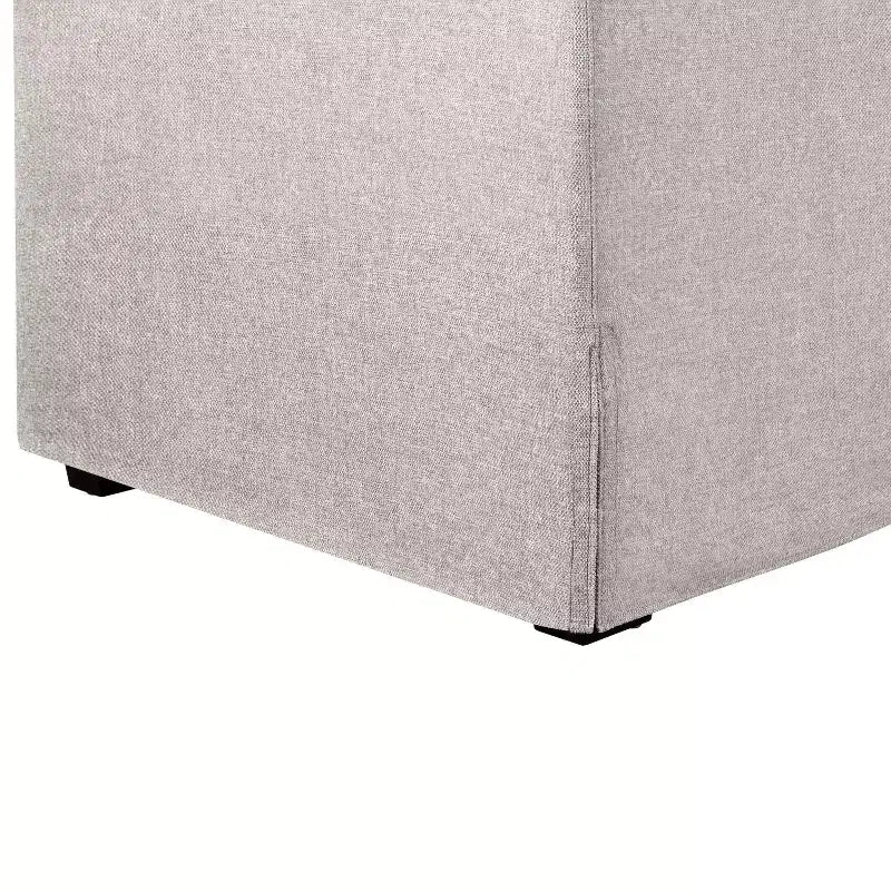 Divano letto estraibile Serta Hans in lino: queen size, divano convertibile con materasso a molle