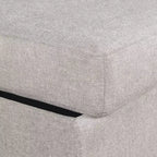 Divano letto estraibile Serta Hans in lino: queen size, divano convertibile con materasso a molle
