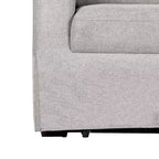 Divano letto estraibile Serta Hans in lino: queen size, divano convertibile con materasso a molle