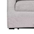 Divano letto estraibile Serta Hans in lino: queen size, divano convertibile con materasso a molle