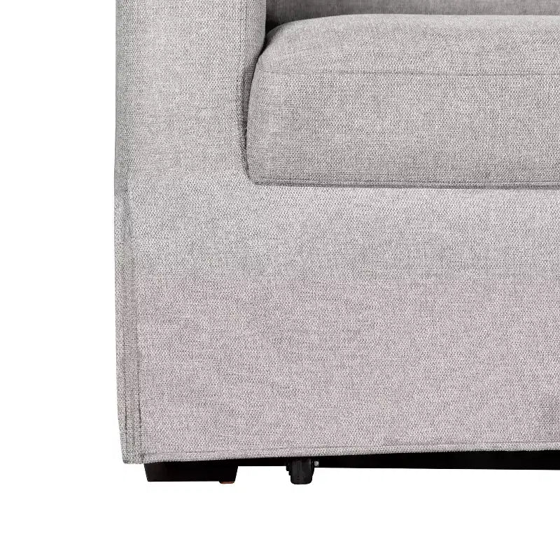 Divano letto estraibile Serta Hans in lino: queen size, divano convertibile con materasso a molle