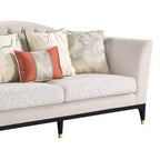 Divano Tayden da 71" in velluto beige: Acme Furniture, capitonné in cristallo, dettagli dorati