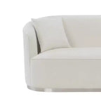 Acme Furniture Divano Odette 64" Ciniglia Beige: Classico Divanetto, 2 Cuscini, Nessun Montaggio Richiesto