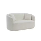 Acme Furniture Divano Odette 64" Ciniglia Beige: Classico Divanetto, 2 Cuscini, Nessun Montaggio Richiesto