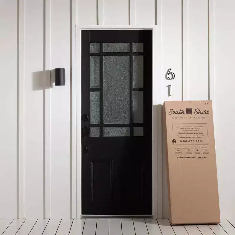 Cassettiera doppia a 6 cassetti South Shore bianca/beige