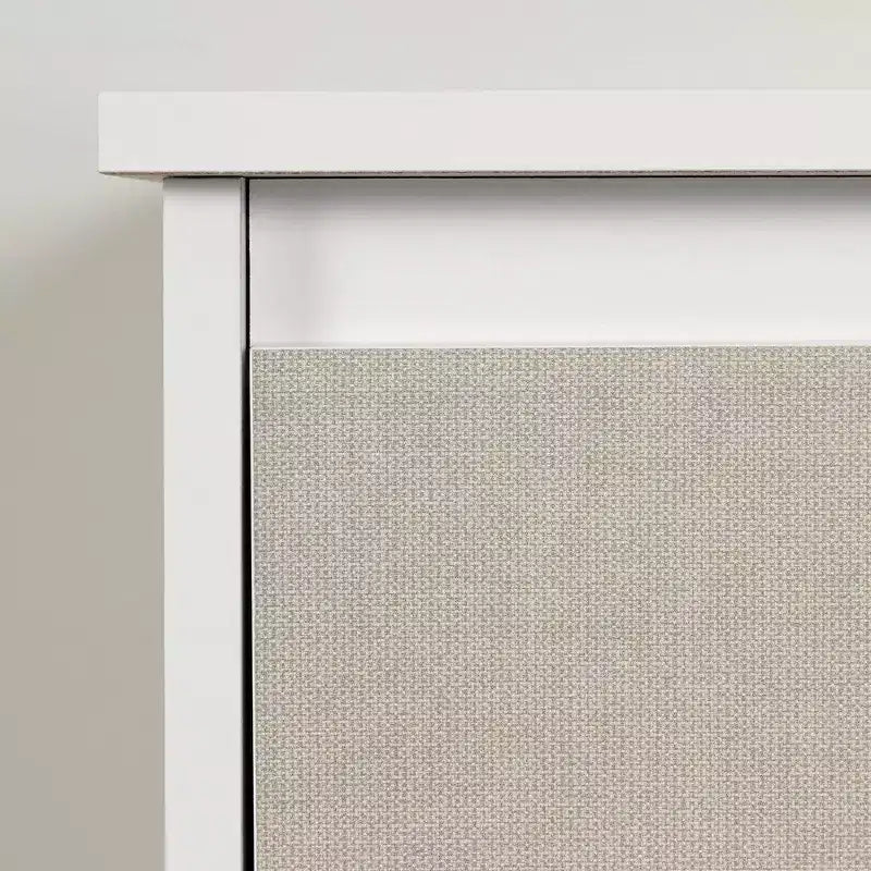 Cassettiera doppia a 6 cassetti South Shore bianca/beige