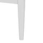 Set camera da letto 4 pezzi Baxton Studio Queen Louetta intagliato con contrasto bianco/marrone naturale