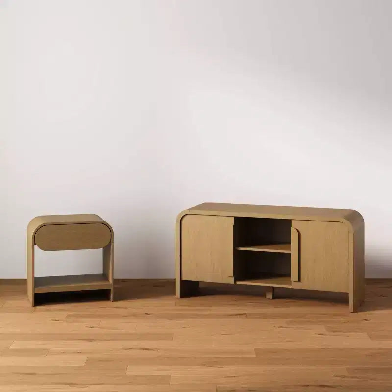Comodino Nathan James Iris in Rovere Caldo