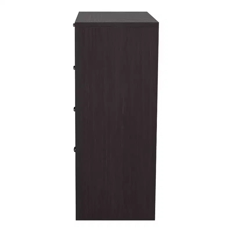 Cassettiera Summertree Transizionale in Rattan Sintetico Intrecciato a 4 Cassetti Espresso - miBasics: Stile Bohémien, Atmosfera da Resort, Design Salvaspazio