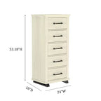 Festivo 2pz Cassettiera Contemporanea a 9 Cassetti e Comò a 5 Cassetti da 24 pollici Colore Bianco Sporco Effetto Taglio Sega: Conforme alle Norme di Sicurezza ASTM, Contenitore per Camera da Letto