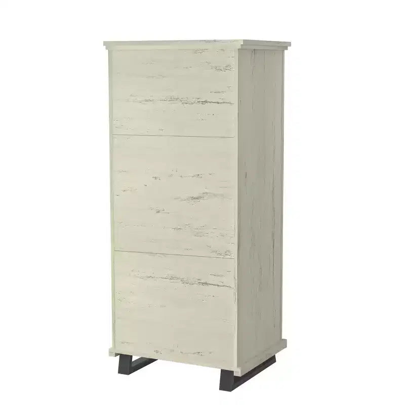 Festivo 2pz Cassettiera Contemporanea a 9 Cassetti e Comò a 5 Cassetti da 24 pollici Colore Bianco Sporco Effetto Taglio Sega: Conforme alle Norme di Sicurezza ASTM, Contenitore per Camera da Letto