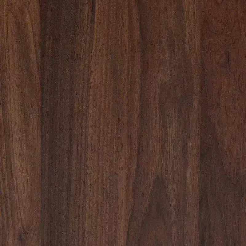 Comodino in legno a 2 cassetti Graceland noce marrone/oro - Baxton Studio