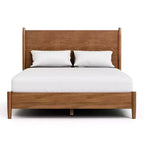 HOMES: Inside + Out Set Camera da Letto Matrimoniale 3 Pezzi Mid-Century Modern Riverstone con 2 Comodini Noce