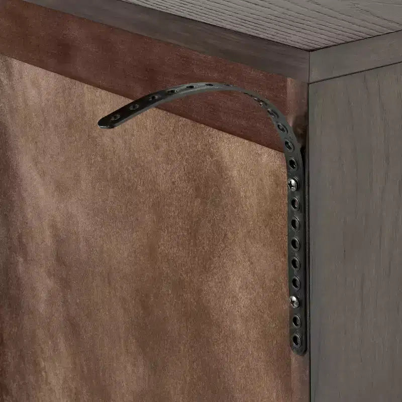 Mobile Palma Arched Fluted marrone scuro - Threshold™ disegnato con Studio McGee