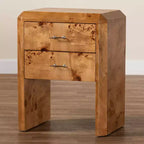 Bali & Pari Comodino in Legno Nebu Mappa Burl