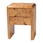 Bali & Pari Comodino in Legno Nebu Mappa Burl