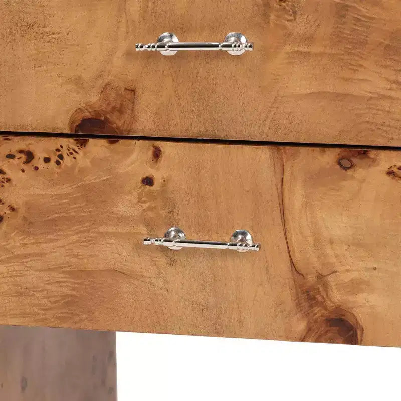 Bali & Pari Comodino in Legno Nebu Mappa Burl