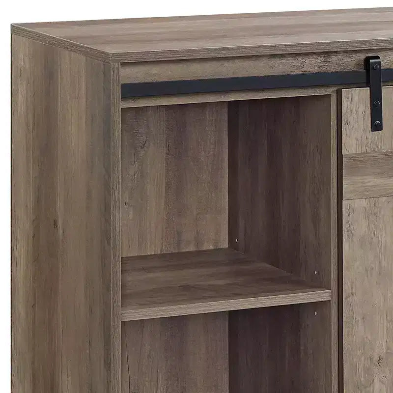 Acme Furniture Mobile TV Bellarosa da 60" per TV fino a 60" con Finitura Grigio Lavato