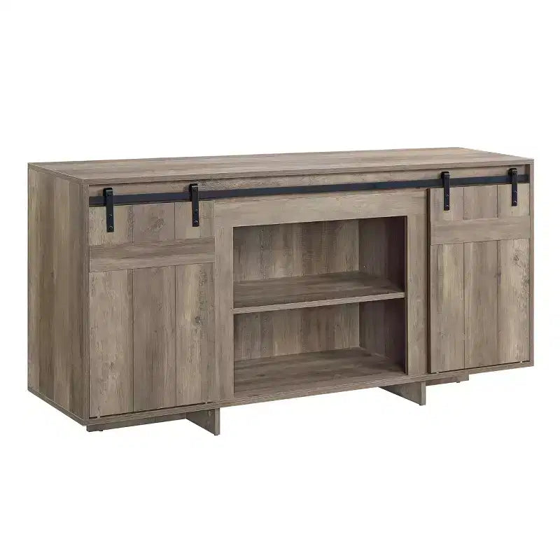 Acme Furniture Mobile TV Bellarosa da 60" per TV fino a 60" con Finitura Grigio Lavato
