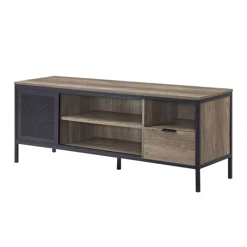 Mobile TV Acme Furniture Nantan per televisori fino a 50" Quercia Rustica/Finitura Nera