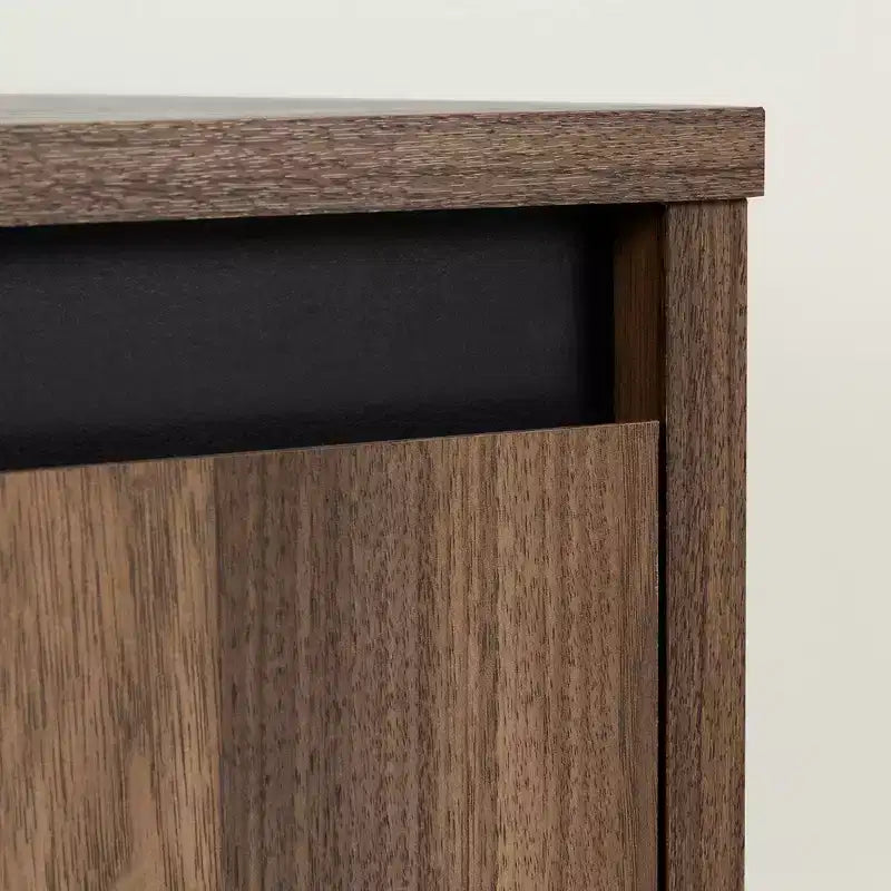 Mobile TV South Shore Flam per TV fino a 60", Noce Naturale: Console Multimediale in Truciolato Laminato