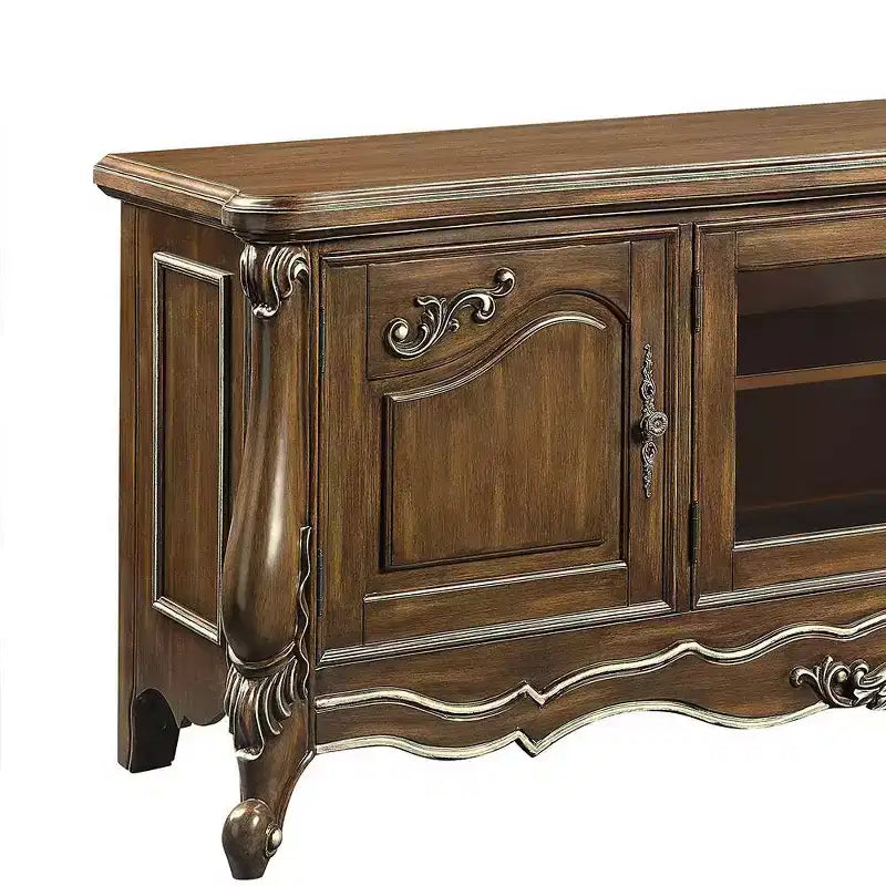 Mobile TV e consolle Latisha da 75" con finitura in rovere anticato - Acme Furniture
