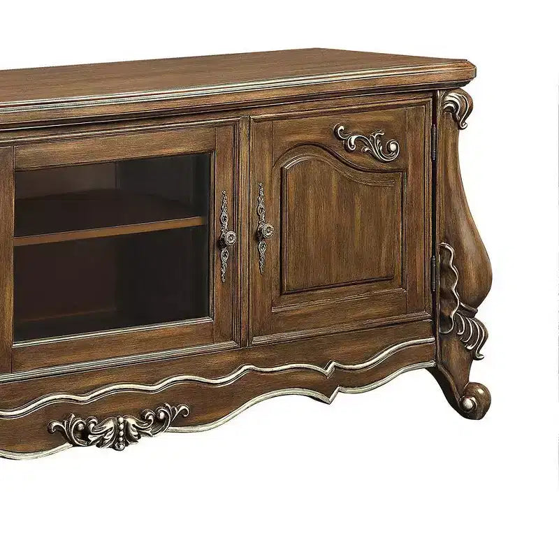 Mobile TV e consolle Latisha da 75" con finitura in rovere anticato - Acme Furniture