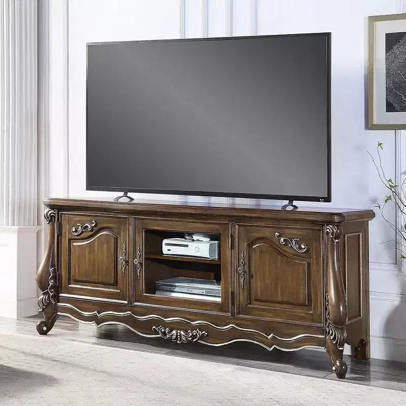 Mobile TV e consolle Latisha da 75" con finitura in rovere anticato - Acme Furniture