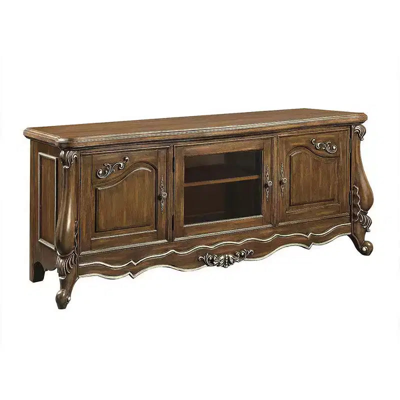 Mobile TV e consolle Latisha da 75" con finitura in rovere anticato - Acme Furniture