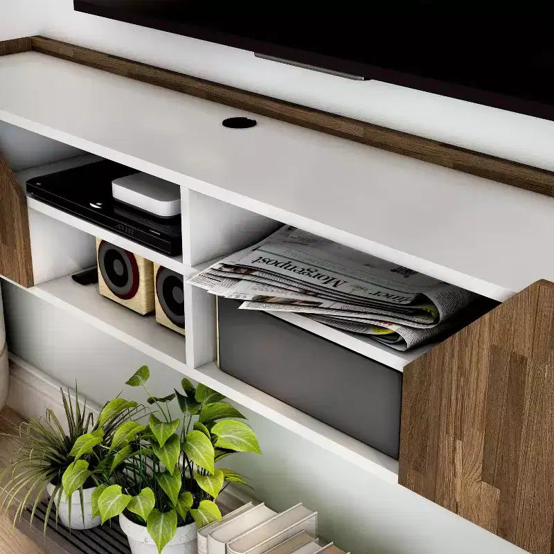 24/7 Shop At Home Mobile TV Sospeso Transizionale Kelvert per TV fino a: Montaggio a Parete, Gestione Cavi, Contenitore