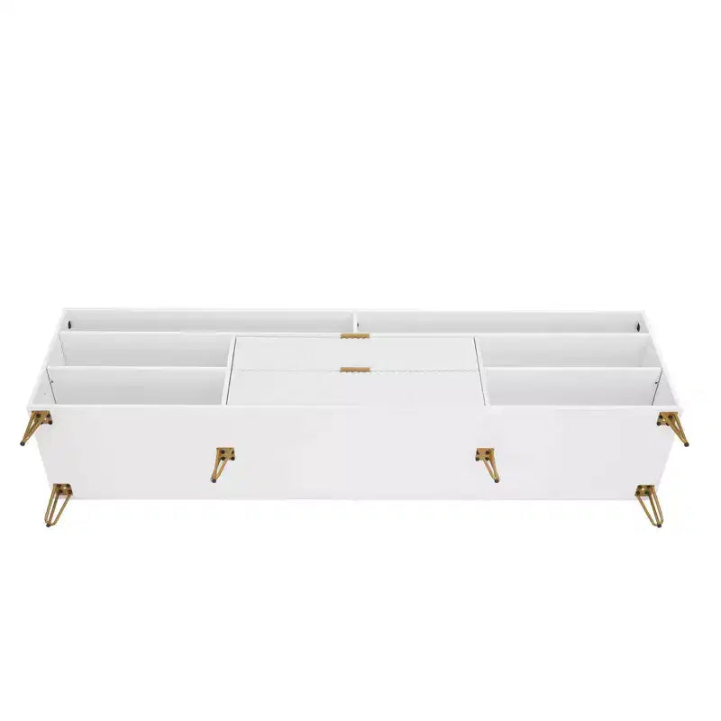 Mobile TV Manhattan Comfort 85" Dumbo per TV fino a 80", Bianco